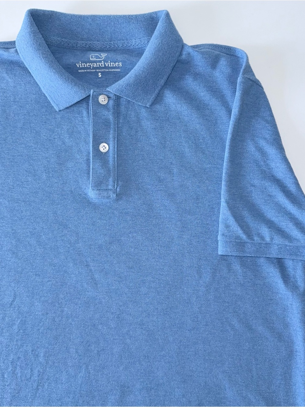 Vineyard Vines Polo Men's S Blue Stretch Lightweight Performance